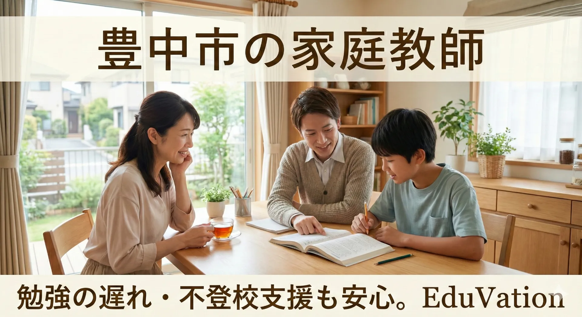 豊中市での家庭教師はEduVationがおすすめ